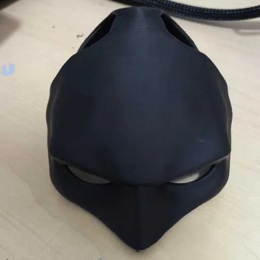 Máscara Preta Estilo Super-Herói Batcat- Impressão 3D